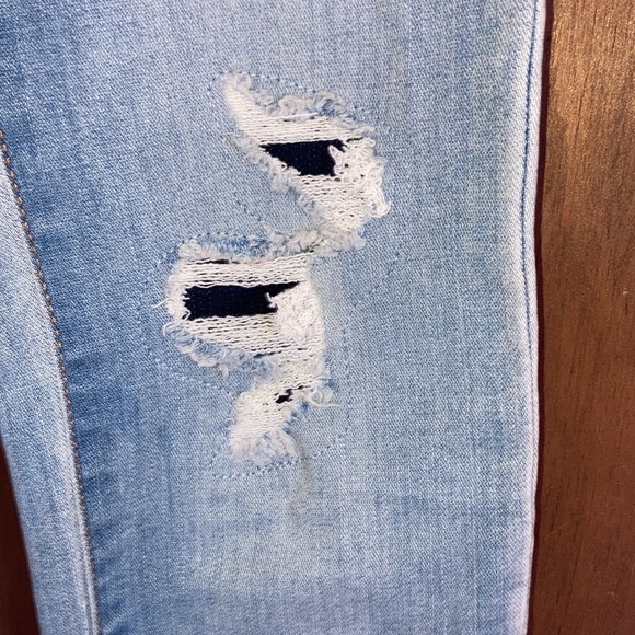 So Skinny jean High rise backed distressed jean with stretch & lycra size 1 / 25 - Picture 6 of 17